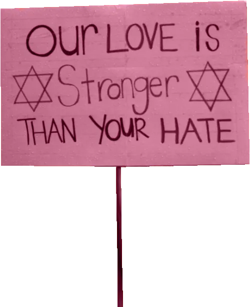 Love is stronger than hate